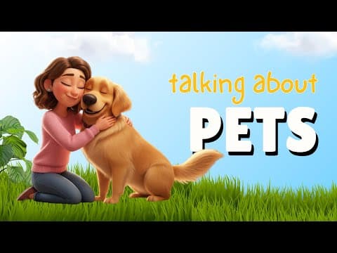 Thumbnail for [B1] Talking About Pets | English Listening & Speaking Practice by 5-Minute English Practice