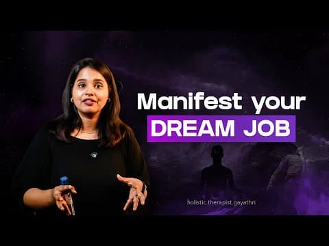 Thumbnail for Affirmations to Manifest your DREAM JOB | Gayathri Shivaram by Holistic Therapist Gayathri