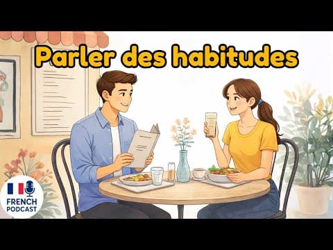 Thumbnail for Parler de ses HABITUDES en Français 🇫🇷 Podcast pour apprendre (15 min - A2/B1) by French Podcast