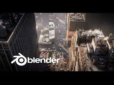 Thumbnail for CINEMATIC CITY Blender 4.4 by Abrar Ahmed