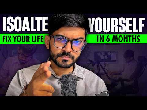 Thumbnail for Disappear & Fix Your Life in Next 6 Months | 14 Steps Complete Guide To Achieve Everything by Civilised Ladka Talks