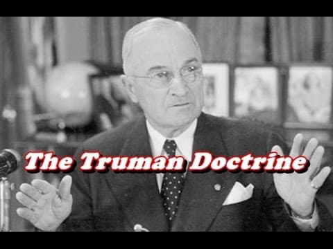 Thumbnail for History Brief: The Truman Doctrine by Reading Through History