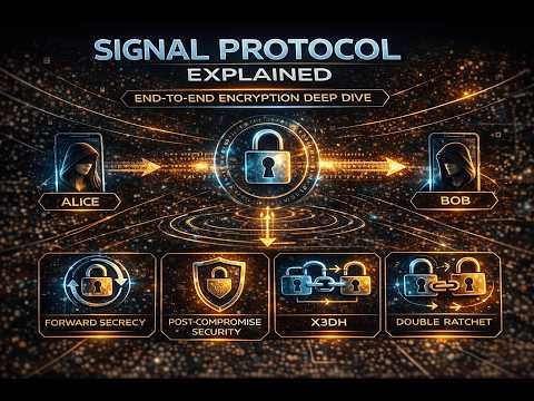 Thumbnail for Signal Protocol Explained – End-to-End Encryption Deep Dive by Lexorithm
