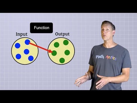 Thumbnail for Algebra Basics: What Are Functions? - Math Antics by mathantics