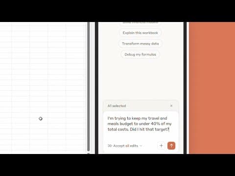Thumbnail for Getting started with Claude in Excel by Claude