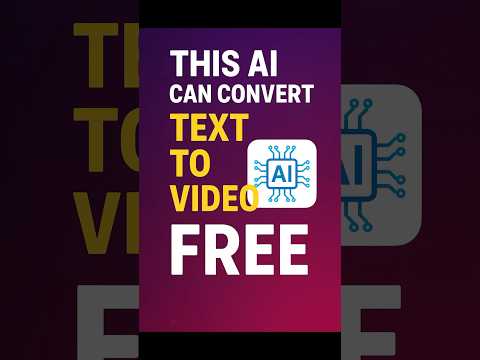 Thumbnail for 🚀 Convert Text to Video for FREE Using This AI Tool! (No Watermark) by LogicWolf