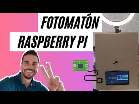 Thumbnail for CREA un FOTOMATÓN con Raspberry Pi 📷 [PASO a PASO] by TecnoPasion