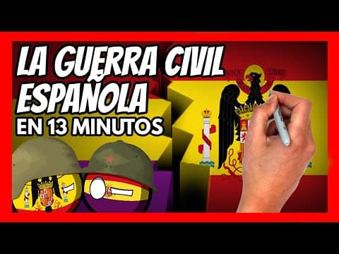 Thumbnail for ✅  La GUERRA CIVIL ESPAÑOLA en 13 minutos | Resumen fácil y divertido by Memorias de Pez