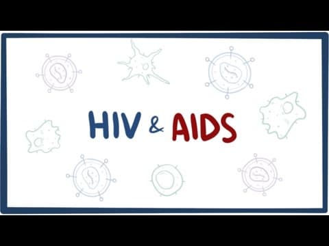 Thumbnail for HIV & AIDS - signs, symptoms, transmission, causes & pathology by Osmosis from Elsevier