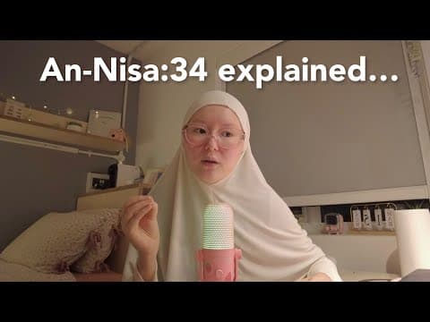 Thumbnail for Let’s talk about surah nisa verse 34: does Islam allow men to hit women? | Islam Honors Women ep.10 by Husna Jolay
