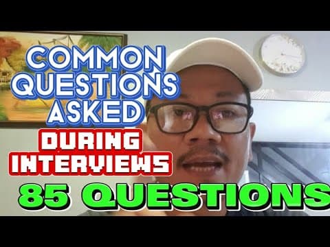 Thumbnail for 85 Questions asked by Interviewers to Marine Engineers. by Chief Yoi