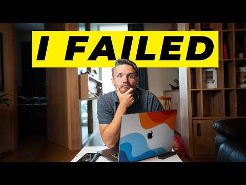 Thumbnail for My App Failed - My Brutal 6 Months Building a Startup by Internet Made Coder