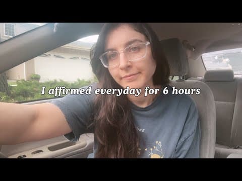 Thumbnail for robotic affirming for 6 hours daily for a month // what happened? by ali