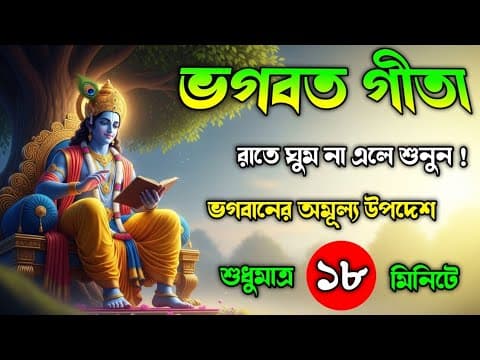 Thumbnail for রাতে ঘুম না এলে শুনুন ভগবত গীতা | এই বাণী যা আগে কখনও শোনেন নি | Bhagwat Geeta sar in Bengali”| by ভক্তির বাণী