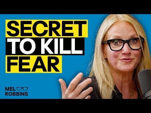Thumbnail for The Secret to Stopping Fear and Anxiety (That Actually Works) | Mel Robbins by Mel Robbins