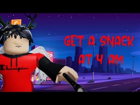 Thumbnail for JE ME RÉVEILLE A 4H DU MATIN POUR ALLER MANGER DES CHIPS SUR ROBLOX 😴 ! (Roblox Get a snack at 4 am) by NonoGaming