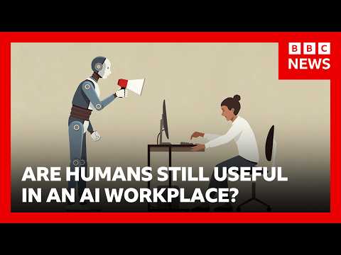 Thumbnail for Are humans useless in the AI workspace? | BBC News by BBC News