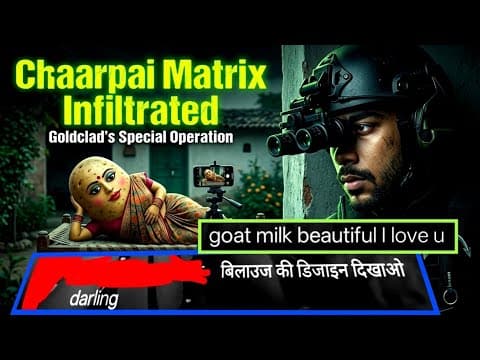 Thumbnail for Reacting to SIMP Comments by Indian Uncles on Aunties Livestreams by Goldclad Warrior