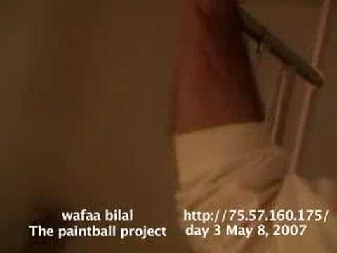 Thumbnail for paintball project day 3 by wafaa bilal