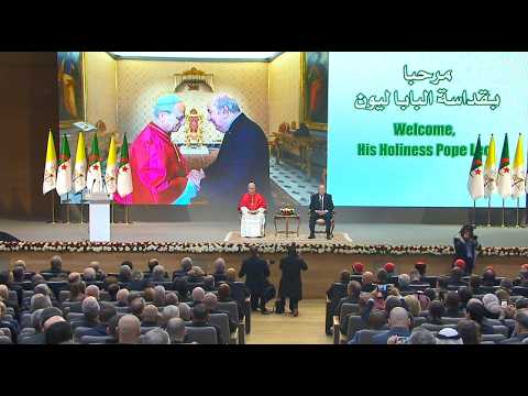 Thumbnail for كلمتا رئيس الجمهورية السيد عبد المجيد تبون وقداسة البابا ليون by رئاسة الجمهورية الجزائرية