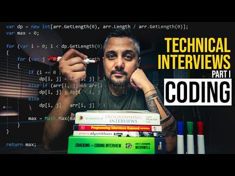 Thumbnail for How to Prepare for Technical Interviews, Part 1 - Coding by Engineering with Utsav