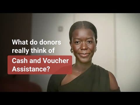 Thumbnail for Donor Perspectives on Cash and the Common Donor Approach (2025) by CALP Network