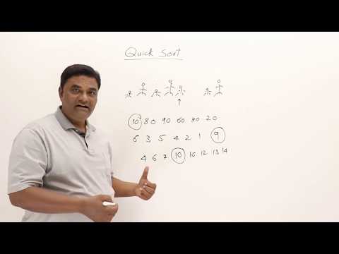 Thumbnail for 2.8.1  QuickSort Algorithm by Abdul Bari