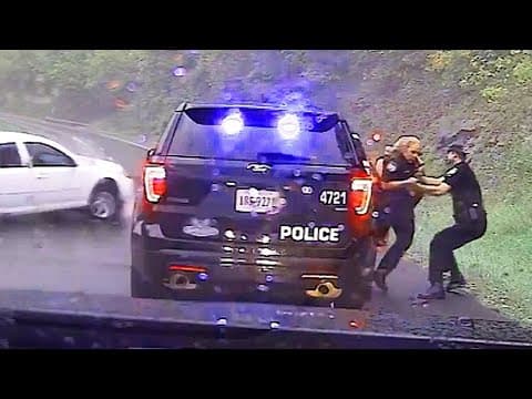 Thumbnail for Terrifying Moments Caught On Police Dashcam by Most Dangerous