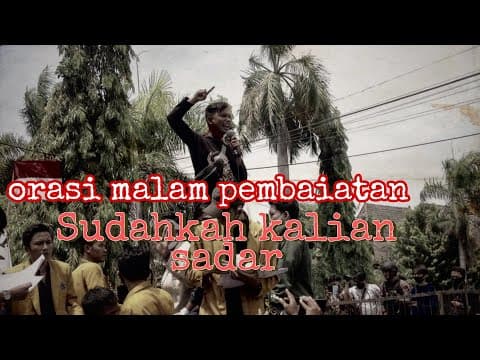 Thumbnail for Orasi muhammad Nur, Malam pembaiatan. PK PMII STITA. 2021 by Rhama Rzt