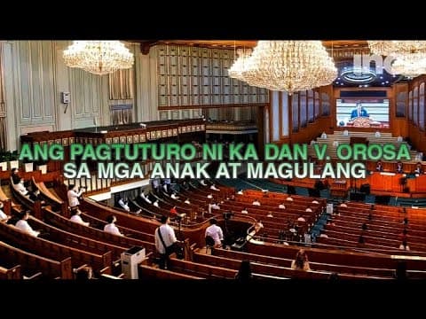 Thumbnail for Ang Pagtuturo ni Ka Dan V. Orosa sa mga Anak at Magulang by Gabriel Pangilinan
