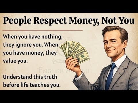 Thumbnail for People Don’t Respect You — They Respect Your Money | Motivational Video 🔥 | Graded Reader ✅️ | ESL  by English Avenue