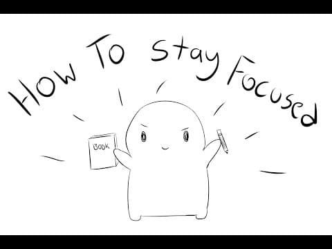 Thumbnail for Stay Focused: 11 Psychological Tips by Psych2Go