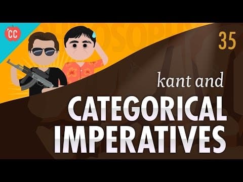 Thumbnail for Kant & Categorical Imperatives: Crash Course Philosophy #35 by CrashCourse