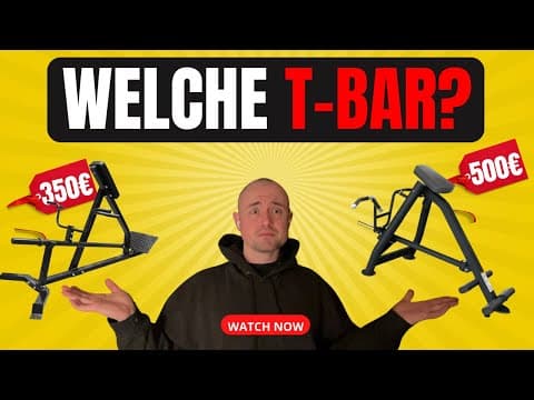 Thumbnail for T Bar Row Odin Pro vs. Strength Shop – 500€ vs. 350€ Budget BATTLE!!! by Homegym Till