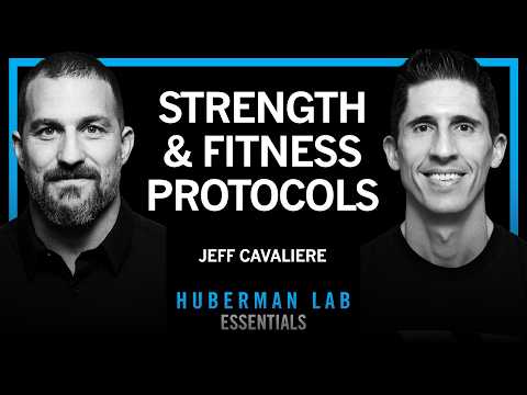 Thumbnail for Essentials: Optimize Your Exercise Program with Science-Based Tools | Jeff Cavaliere by Andrew Huberman