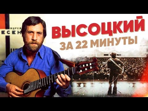 Thumbnail for Высоцкий за 22 минуты by Лекторий Dостоевский