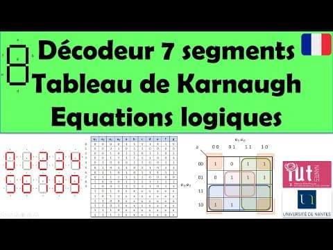 Thumbnail for Tableaux de Karnaugh : application à la recherche des équations du décodeur 7 segments by Eric Peronnin