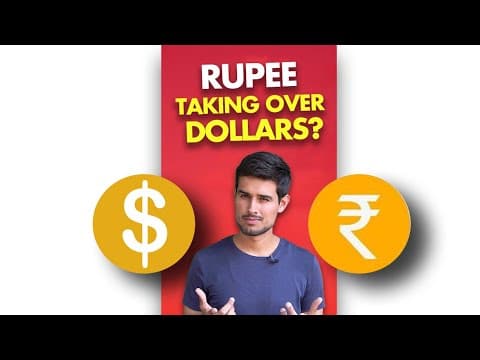 Thumbnail for Can Rupee overtake Dollar? by Dhruv Rathee Shorts