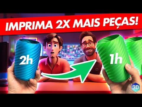 Thumbnail for IMPRESSÃO 3D EM 50% MENOS TEMPO, sem perder qualidade e resistência by 3D Print Academy - Aprenda Impressão 3D