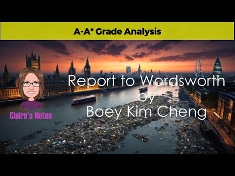 Thumbnail for Conquer 'Report to Wordsworth' for Cambridge IGCSE: Critical Techniques for Top Grades by Claire's Notes