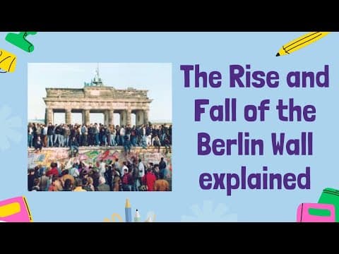 Thumbnail for The Rise and Fall of the Berlin Wall: Symbol of Division and Unity | GCSE History by Homeschool History