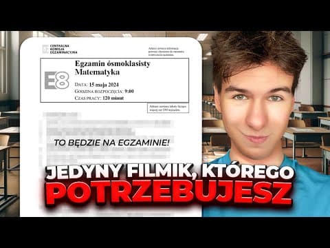 Thumbnail for Naucz się do Egzaminu Ósmoklasisty w 30 MINUT by EZMATMA