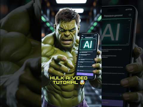 Thumbnail for AI Hulk Viral Short Kaise Banaye | Gemini Veo 3 Tutorial | 4K Cinematic Video by Ai With Sofikul