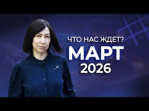 Thumbnail for МАРТ 2026. Нумерологиеческий прогноз. Какие энергии нас ждут? [Эфир в сообществе  SystemA] by Школа Нумерологии и Психоанализа Аллы Александровой