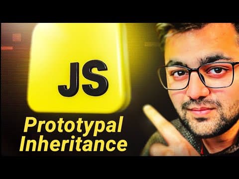 Thumbnail for Prototypes & Prototypal Inheritance Explained - Javascript Interview by Piyush Garg