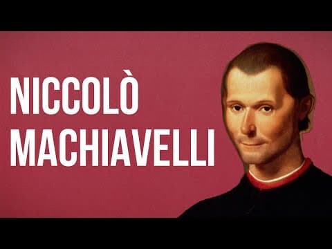Thumbnail for POLITICAL THEORY - Niccolò Machiavelli by The School of Life