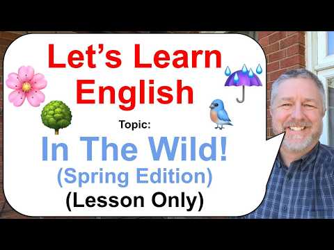 Thumbnail for Let's Learn English! Topic: Found in the Wild! ☔🌸🐦 (Lesson Only) by Learn English with Bob the Canadian