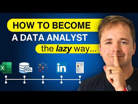 Thumbnail for How to Become a Data Analyst in 2026 (starting from 0) by Avery Smith | Data Analyst