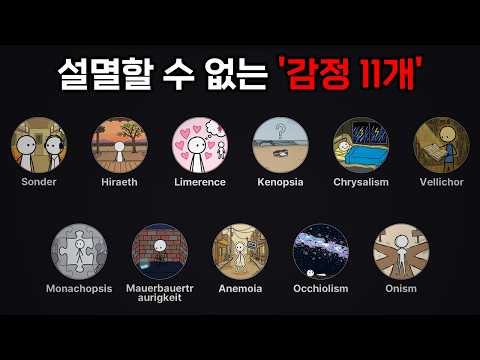 Thumbnail for 이름 없던 감정 11가지, 전부 설명해드림 by 알아봤음