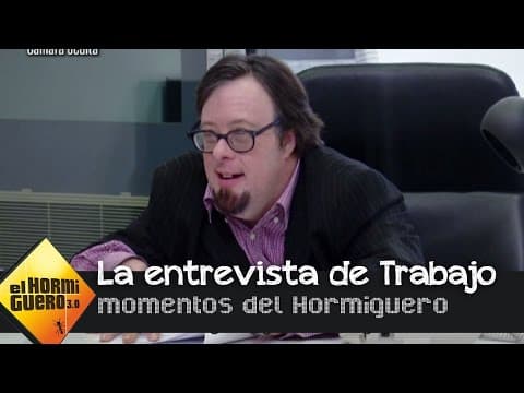 Thumbnail for ¿Cómo reaccionarías si te entrevistase una persona con síndrome de Down? - El Hormiguero 3.0 by Antena 3